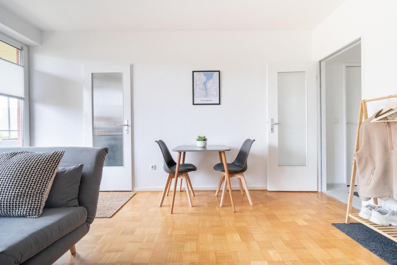 Studioapartment Mit Kueche Und Grossem Balkon Apartamento Flensburgo